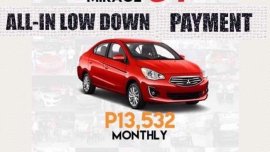 2018  G4 MITSUBISHI Mirage GLS Cvt ZERO or 40k dp