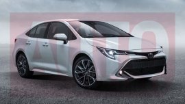 12th-generation Toyota Corolla sedan scheduled to be launched in late 2018