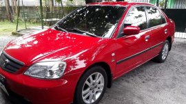 Honda Civic 2001 Gasoline Manual Red