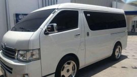 For Sale 2013 Toyota Hi-Ace Super grandia.