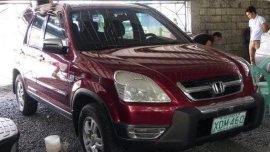 Honda Cr-V 2002 Gasoline Manual Red