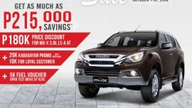 Brand New 2018 Isuzu MU-X For Sale 