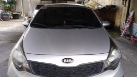 2013 Kia Rio Manual Silver Sedan For Sale 