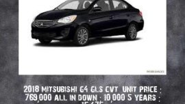 2018 Mitsubishi Mirage G4 GLS CVT Best Deal Promo