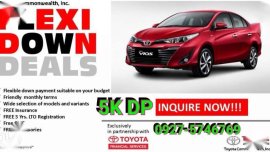 Brand new Toyota Vios 1.3E Auto 5K DP 20118