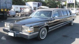 1990 Cadillac Brougham Limousine (4 Door) AT Gas HMR Auto auction