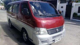 2009 Nissan Urvan Estate 3.0 VX Diesel Manual