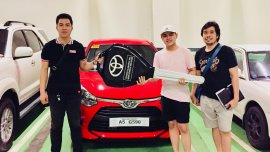 Red 2019 Toyota Wigo Hatchback for sale in Manila 