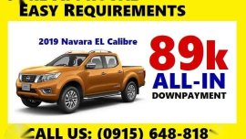 2019 NISSAN Navara EL Calibre 20% 89k All-In DP