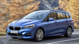 Brand New Blue 2019 BMW 218i Gran Tourer 7-seater