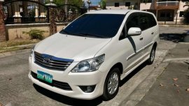 2012 Toyota Innova G Diesel White Pearl