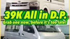 Toyota Hiace Commuter 2019 Hiace Commuter Low Downpayment promo at 39k