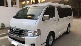 2017 TOYOTA Super Grandia 30 Diesel AT Top of the line Pearl white