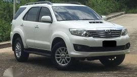 2012 Toyota Fortuner G 4x2 1st owned Cebu plate 4x2 manual trans