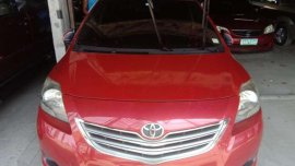 Toyota Vios 1.3 E 2012 Model Red Manual Transmission