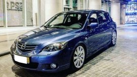 Blue Mazda 3 Hatchback 2007 Very good condition