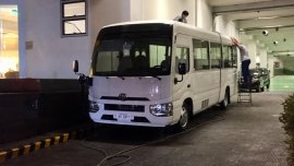 White 2019 Toyota Coaster for sale in Palawan 