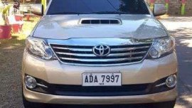 2015 MODEL Toyota Fortuner G for sale