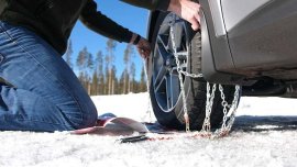 Properly install tire chains for your car with 9 easy steps
