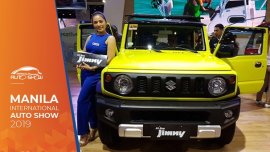 The all-new Suzuki Jimny 2019 showcased at MIAS with a playful design