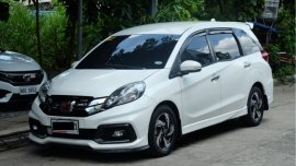 Sell Pearl White 2016 Honda Mobilio at Automatic Gasoline at 24000 in Quezon City
