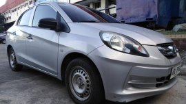 Selling Silver Honda Brio Amaze 2015 Manual Gasoline in Parañaque