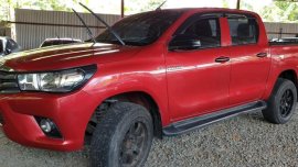 Red Toyota Hilux 2018 for sale in Quezon City