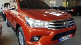 Selling Orange Toyota Hilux 2018 at 12000 km in Pasig