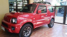 Red Suzuki Jimny 2016 Automatic Gasoline for sale