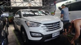 Selling White Hyundai Santa Fe 2014 in Manila