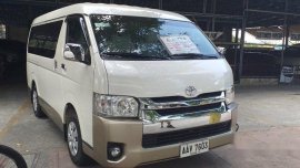 White Toyota Hiace 2014 at 41367 km for sale in Marikina