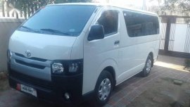 Selling Toyota Hiace 2018 Manual Diesel in Guiguinto