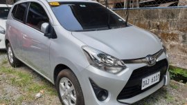 Silver Toyota Wigo 2019 at 10000 km for sale in Quezon City