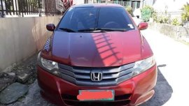 2nd Hand Red Sedan Honda City 2010 for sale