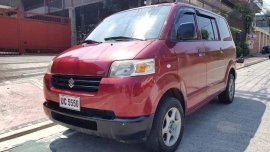 Red Suzuki Apv 2015 at 40000 km for sale in Manila