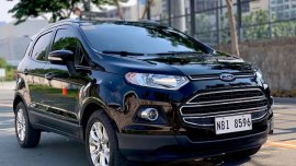 Black Ford Ecosport 2017 Automatic Gasoline at 3700 km for sale 