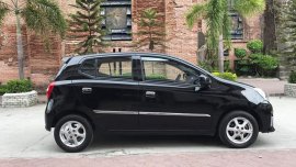 Black 2015 Toyota Wigo at 54000 km for sale 