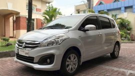 Selling Pearl White Suzuki Ertiga 2018 Automatic Gasoline