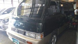 Green Nissan Urvan Escapade 2013 Manual Diesel for sale in Quezon City