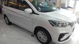White Suzuki Ertiga 2019 Manual Gasoline for sale 