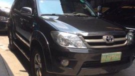 Black Toyota Fortuner 2006 Automatic Gasoline for sale