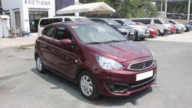 Selling Red 2017 Mitsubishi Mirage at 51194 km in Muntinlupa