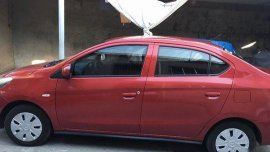 Red Mitsubishi Mirage G4 2015 Manual Gasoline for sale in General Salipada K. Pendatun