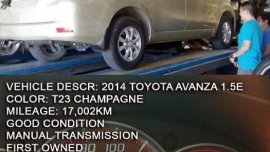 Selling Toyota Avanza 2014 Manual Gasoline in Las Piñas