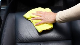 Steps to remove grease and oil from car interior