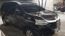 Black Toyota Avanza 2017 Manual Gasoline for sale in Quezon City