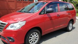 Sell Red 2015 Toyota Innova in Quezon City
