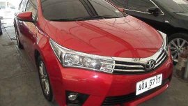 Selling Red Toyota Corolla Altis 2014 at 43344 km 