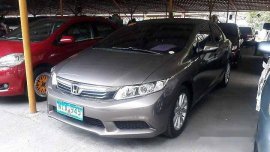 Selling Grey Honda Civic 2013 Automatic Gasoline for sale 