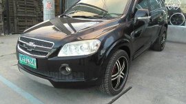 Selling Black Chevrolet Captiva 2009 Automatic Diesel at 74631 km